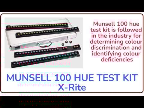 MUNSELL 100 HUE TEST KIT X-Rite