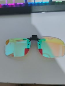 CCG-001 Red-Green Color Blind Glasses Flip Clip photo review