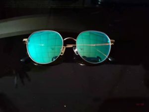 Click to view full screen CCG-920 Vintage Color Correction Sunglasses Sliver photo review