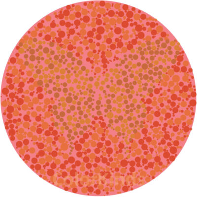 wearing colorblind contacts can see the butterfly shape