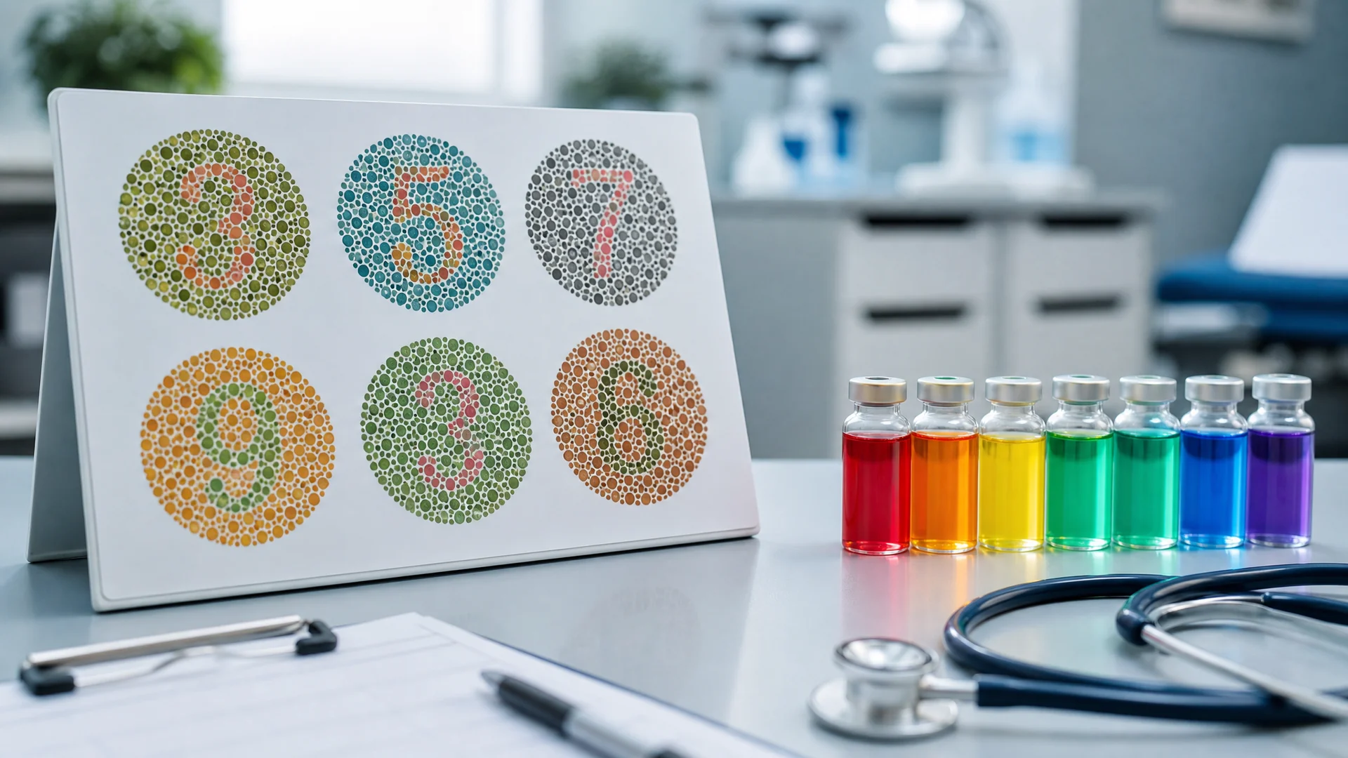 Color vision testing for medical professionals and nursing careers